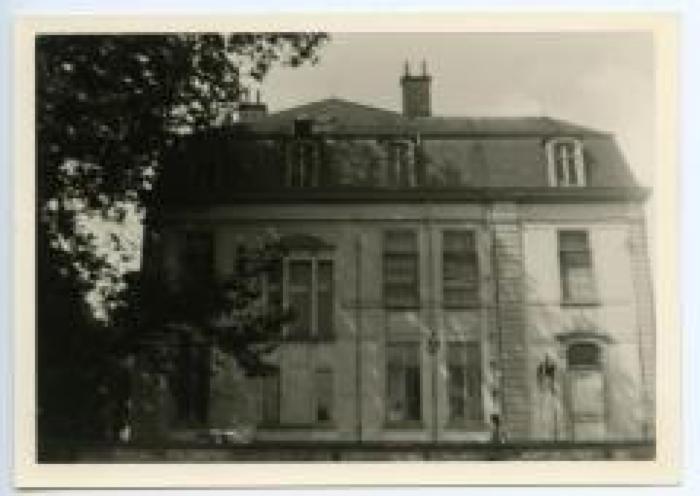 Oostkant van het Kasteel van Wippelgem, jaren 1960