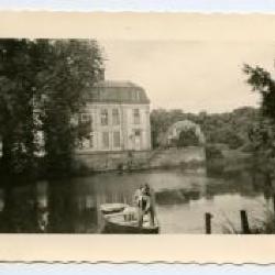Mickey, de hond van het Kasteel van Wippelgem, jaren 1960