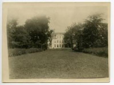 Zuidkant van het Kasteel van Wippelgem, jaren 1950