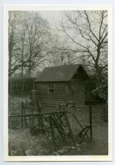 Tuinhuisje bij het Kasteel van Wippelgem, jaren 1960