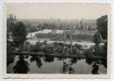 Moestuin van het Kasteel van Wippelgem, jaren 1950