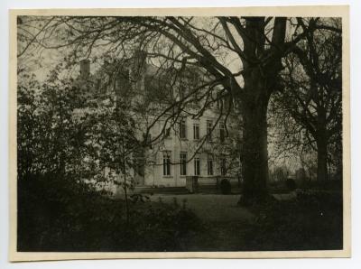 Achterzijde van het Kasteel van Wippelgem, omstreeks 1950