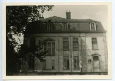 Oostkant van het Kasteel van Wippelgem, jaren 1960