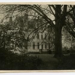 Achterzijde van het Kasteel van Wippelgem, omstreeks 1950