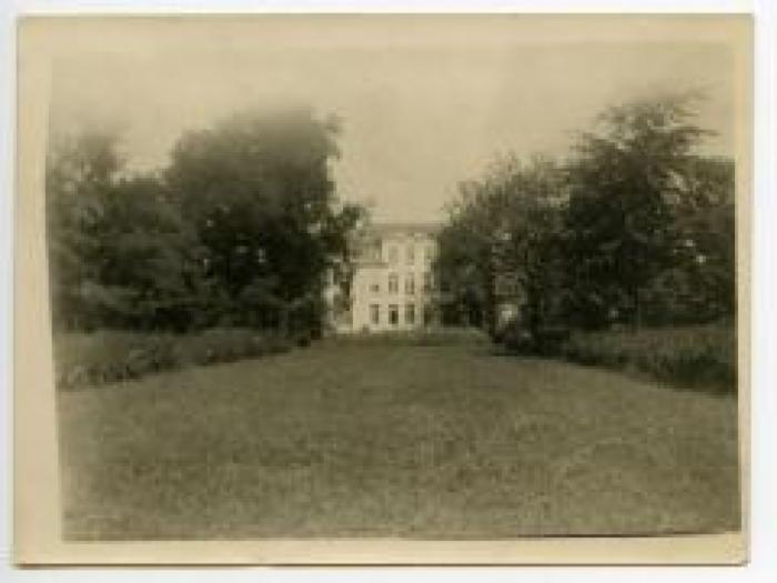 Zuidkant van het Kasteel van Wippelgem, jaren 1950