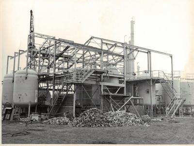 Opbouw polyetherafdeling - augustus 1964