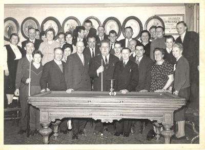 Biljart in café De Kasteeldreef