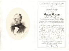 Bidprentje Bruno Blomme