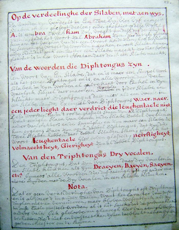 Sylvester Struyvelt Grammatica