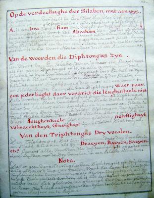 Sylvester Struyvelt Grammatica