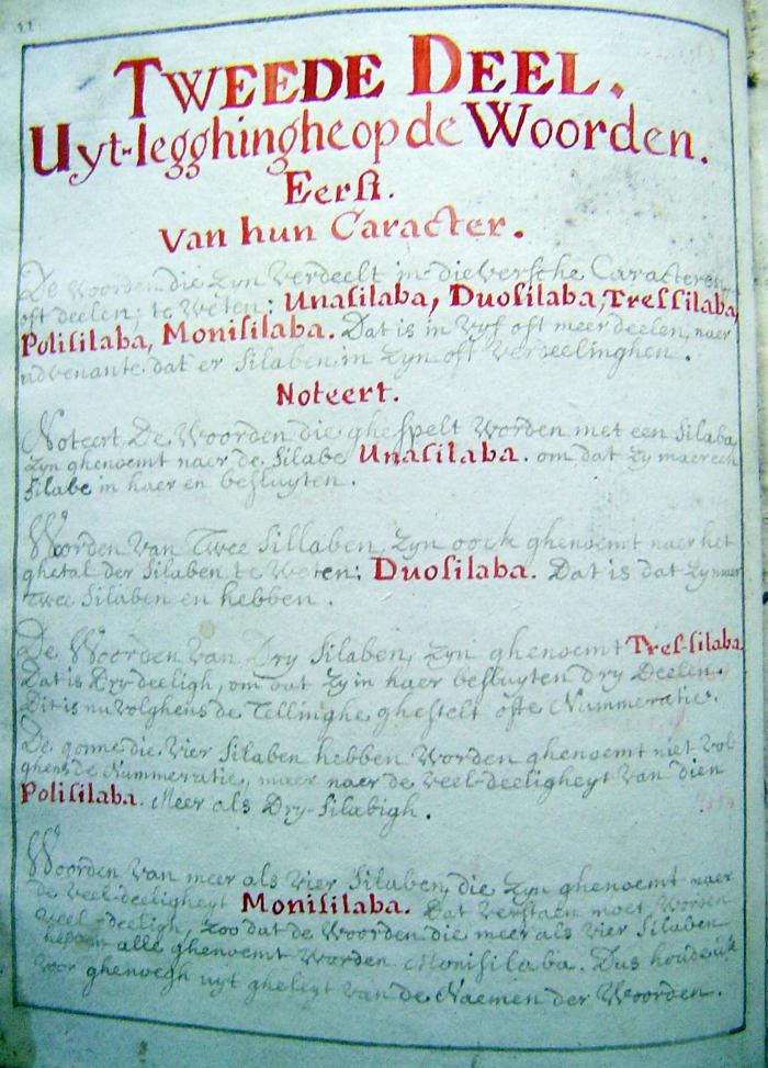 Sylvester Struyvelt Grammatica