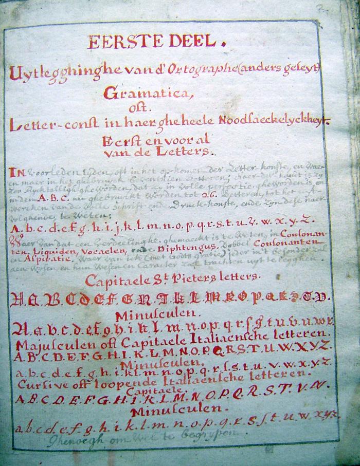 Sylvester Struyvelt Grammatica
