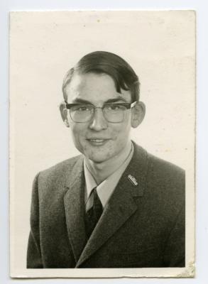 Portret van de jonge André Rossini, 1970