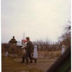 Inkomhal van het Kasteel van Wippelgem, jaren 1950