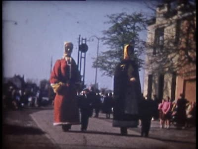 Film: 'Lentecavalcade', Zelzate 1954