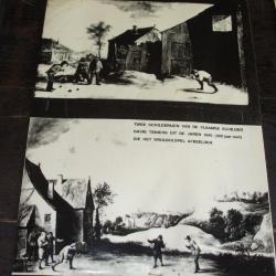 Krulbol schilderij, David Teniers, ca. 1640