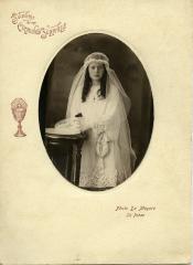 Communieportret van Anna De Witte