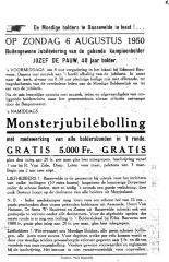 Jubileumbolling "De Pauw Jozef", 1950, Bassevelde