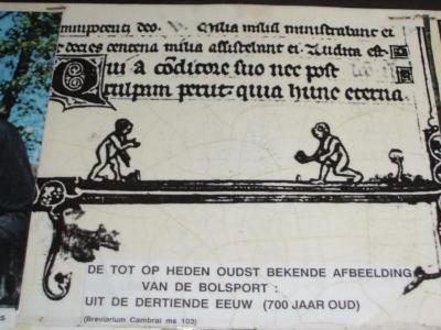 Bolsport, Oudste afbeelding, 13° eeuw