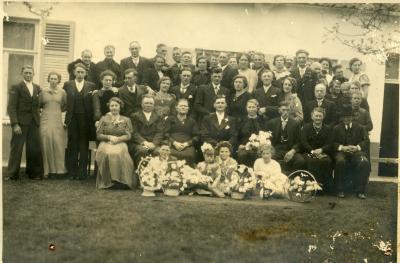 Huwelijk Maurice Verzee-Maria De Craene, Ertvelde