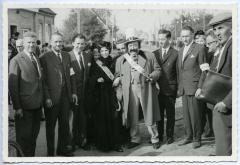 Miss en Mister Waarschoot op Leestjeskermis, jaren 1960