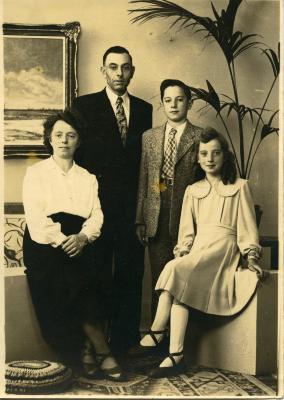 Familieportret van Jan Criel, Wippelgem