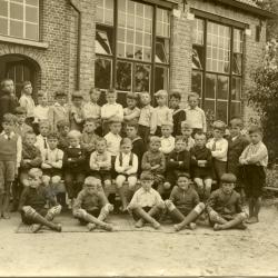 Schoolfoto Jongens 6e leerjaar, Waarschoot, 1962-1963
