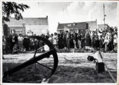 Eerste Garnaalfeesten in Boekhoute in 1973