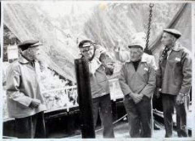 De eerste Garnaalfeesten in 1973 met de inhuldiging van de BOU 8