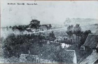 Postkaart 'Bouchaute Havendijk Digue du Port"