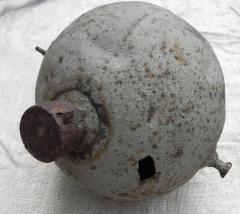 Rookbom "398/94" uit de Eerste Wereldoorlog, "Nebelgranate" 