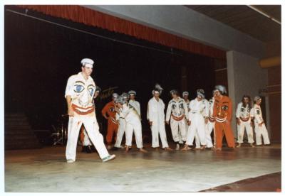 Foto's en programma van musical Nuts in Maldegem 1987