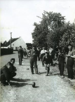Krulbol in Zomergem, ca. 1960