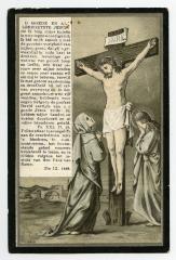 Bidprentje Romanus Maeyens, Knesselare, 1897