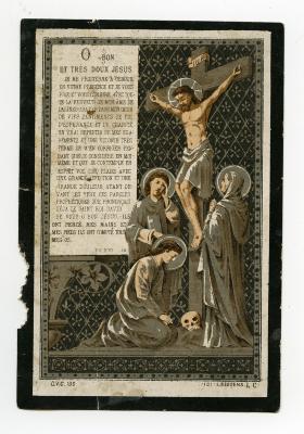 Bidprentje Amelia Rodts, Knesselare, 1890