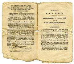 Aflaten Paters Redemptoristen, Knesselare, 1866