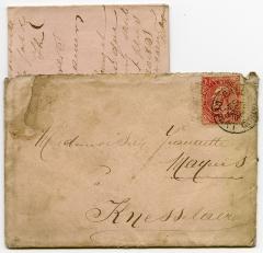 Brief Jeanette Maeyens, Knesselare, 1920