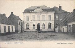 Postkaart Gerechtshof Assenede, ca. 1905