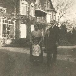 Max Enke en zijn gezin in Eeklo, 1920