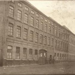 Haarsnijderij Enke in Eeklo, omstreeks 1897