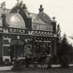 Koetshuis van Villa Pinehurst, Eeklo, omstreeks 1910