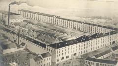 Pentekening van de haarsnijderijfabriek Enke in Eeklo, ca. 1900