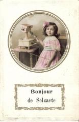 Groetenkaart uit Zelzate, 1910