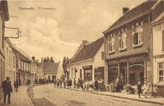 Postkaart Weststraat (Diederikstraat), Assenede