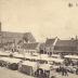 Postkaart van de markt in Zelzate, ca. 1910