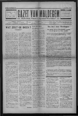 Gazet van Maldegem, 1932-11-06