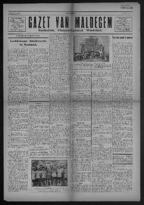 Gazet van Maldegem, 1933-07-02