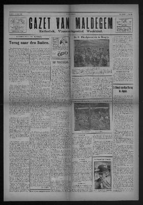 Gazet van Maldegem, 1933-05-14
