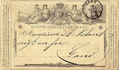 Briefkaart uit Terdonk, 1872