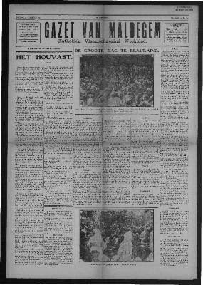 Gazet van Maldegem, 1933-08-13